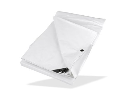 Nepremokavá plachta zakrývacia 3x5 m 210 g/m2, biela