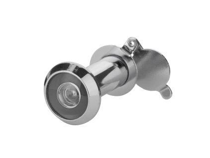 Kukátko na dvere, leštený chróm