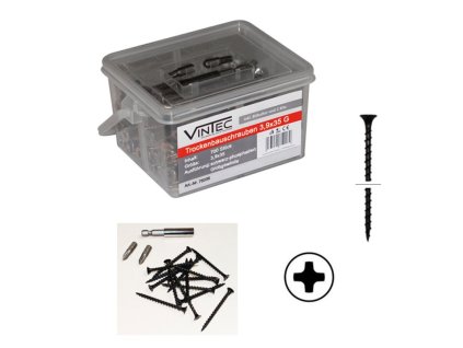 Skrutky do sadrokartónu 3,9x35 G, 700 ks