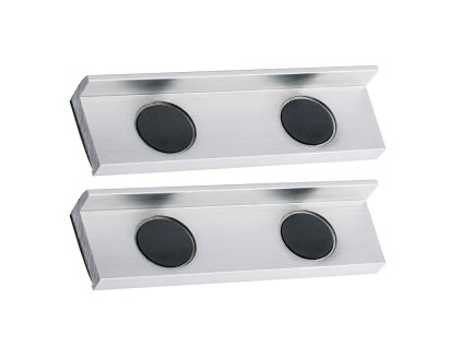 Alu čeľuste do zveráka pogumované 100 mm