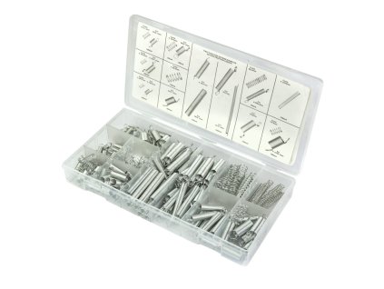 Pružiny / tlačné pružiny, 200-dielna sada