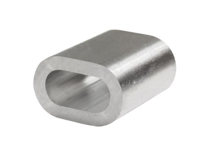 Hliníkové lisovacie svorky 5 mm, 100 ks