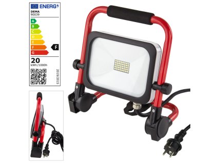 Prenosný LED stavebný reflektor 20 W L20S