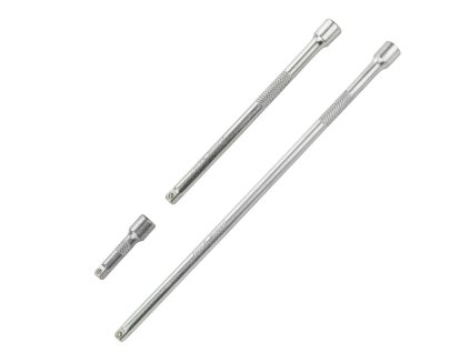 Predĺženia na račňu 1/4", 3-dielna sada