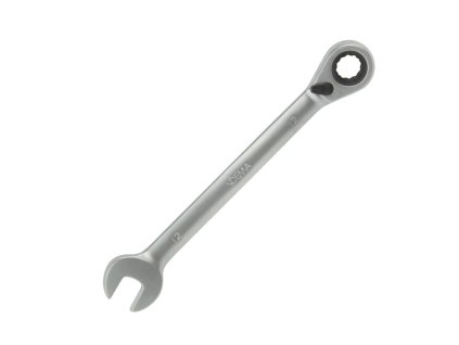 Kľúč očko-vidlicový račňový 12 mm prepínací
