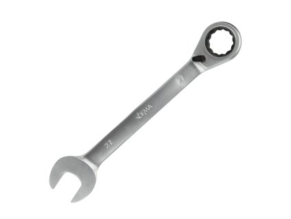 Kľúč očko-vidlicový račňový 27 mm prepínací