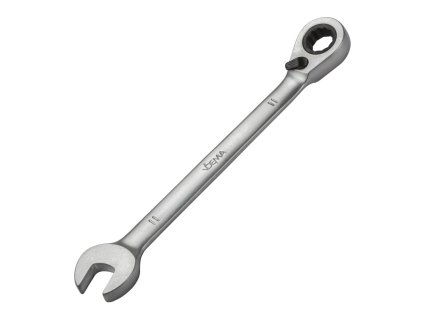 Kľúč očko-vidlicový račňový 11 mm prepínací