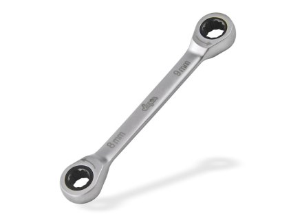 Kľúč očkový račňový 8 x 9 mm