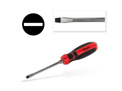 Úderový skrutkovač plochý 6x100