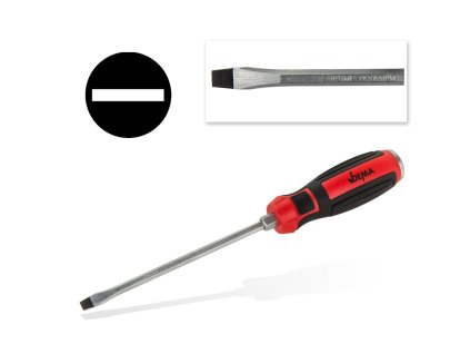 Úderový skrutkovač plochý 6x150