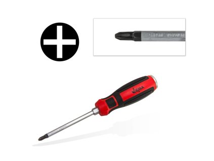 Úderový skrutkovač krížový PH2x100