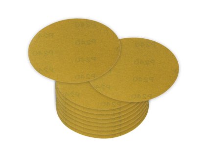 Brúsny papier pre excentrickú brúsku 115 mm P240, 10 ks
