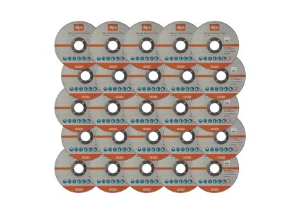 Rezný kotúč na kov 115x1,0x22,2 mm, 25 ks