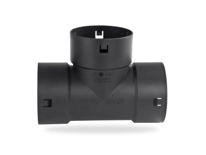 PVC spojka tvaru T na drenážnu rúru DN80