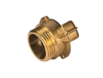 Mosadzný adaptér na rúrku s GK spojkou 1" AG