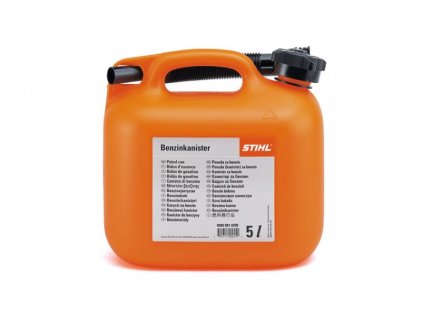 Kanister na benzín - 5 l, oranžový