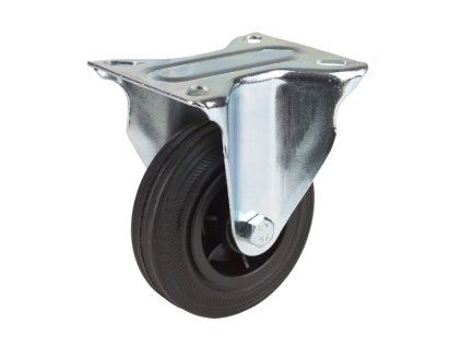 Gumové pevné koliesko 100 mm, do 50 kg