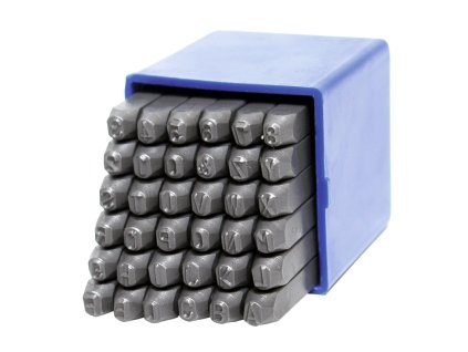 Raznice písmená + čísla 4 mm, 36-dielna sada