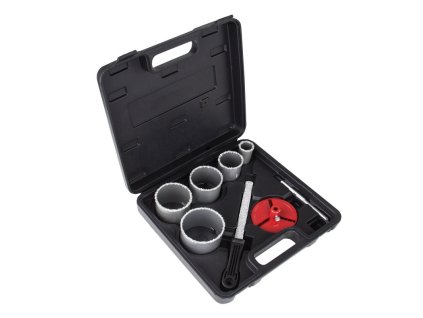 Vykružovacie korunky, 8-dielna sada