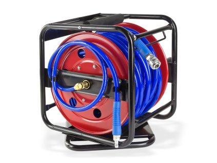 Kovový navíjací bubon s pneumatickou hadicou 30 metrov
