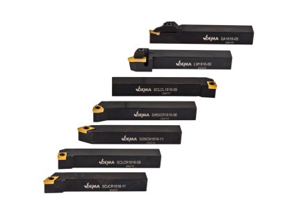 Sústružnícke nože na kov 16 mm, 7-dielna sada