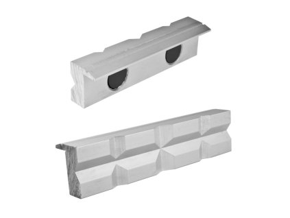 Alu čeľuste do zveráka prizmatické 125 mm