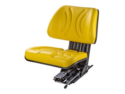 Odpružené sedadlo na traktor, žlté