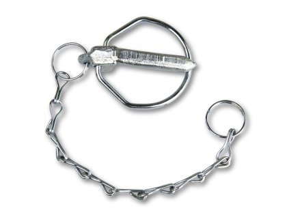 Zaisťovací kolík 11/55 mm s retiazkou na čap kat. II