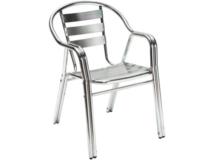 Hliníková záhradná stolička Twin