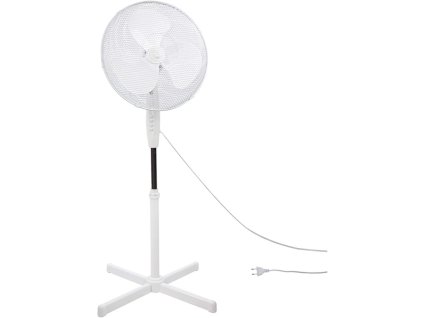 Stojanový ventilátor 45 cm biely SV45