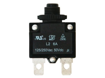 Ochrana proti preťaženiu 6 A 125 / 240 V