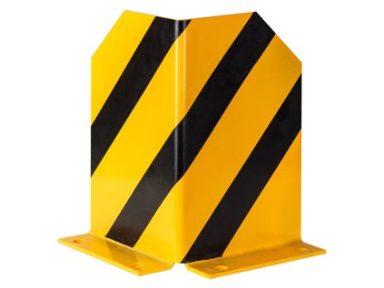 Kovová ochrana priemyselných regálov proti nárazu