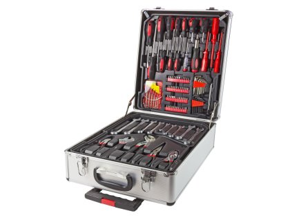 Ručné náradie v pojazdnom hliníkovom kufri, 251-dielna sada