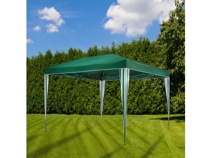 Záhradný altánok skladací 3x3 m, zelený