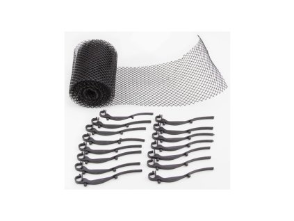 Ochranná mriežka do odkvapu 6 m x 16 cm