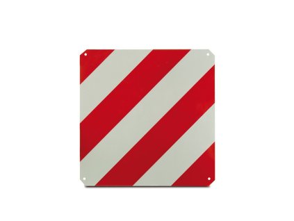 Výstražná reflexná tabuľka 50x50 cm, červeno-biela