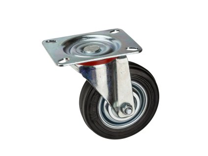 Gumové otočné koliesko 100 mm, do 70 kg
