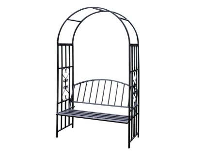 Záhradná pergola s lavičkou Turin