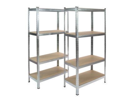 Bezskrutkový regál 8P 65 kg 160x160x40 cm Twin