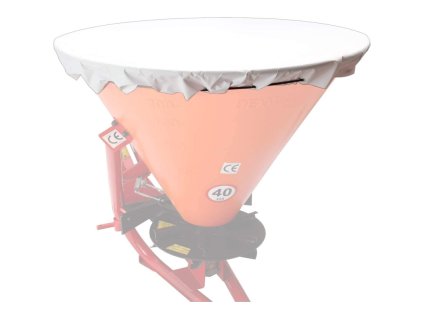 Krycia plachta pre rozmetadlo hnojiva a zimného posypu 400 L, biela