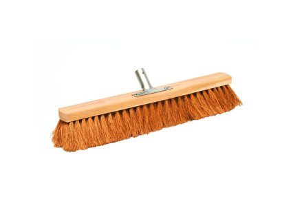 Metla s kovovým držiakom násady 50 cm kokos