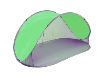 Samorozkladacia plážová mušľa PopUp, zeleno-sivá