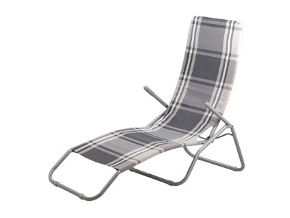 Plážové lehátko Virginia Beach, sivé