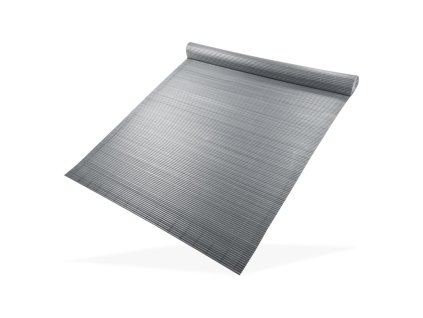 Clona na plot, bambusová rohož z PVC 120x500 cm, šedá
