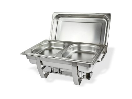 Nerezový ohrievač jedla, 2 nádoby