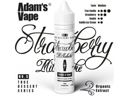 Příchuť Adam´s Vape Shake and Vape 10ml Strawberry Milkshake