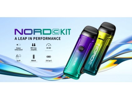 Smoktech NORD C 50W elektronická cigareta 1800mAh Transparent Black