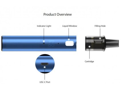 Joyetech eGo Pod Update Version elektronická cigareta 1000mAh Mysterious Black