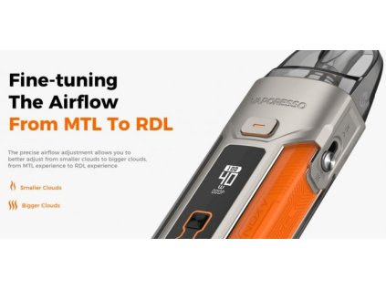 Vaporesso LUXE X PRO elektronická cigareta 1500mAh Ultra Orange
