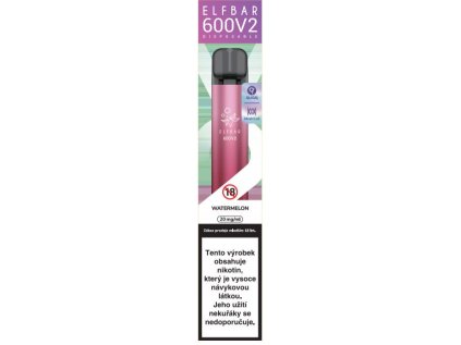 Elf Bar 600 V2 elektronická cigareta Watermelon 20mg